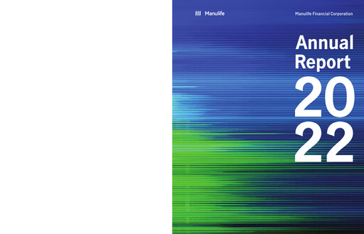 Thumbnail Manulife Financial Annual Report 2022