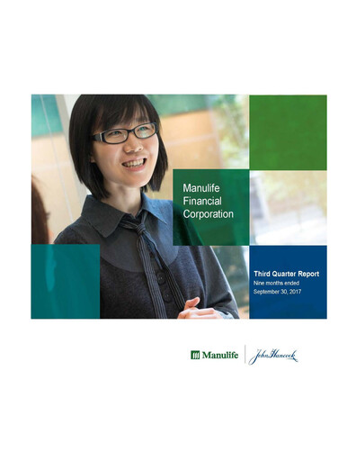 Vorschaubild Manulife Financial Quartalsbericht 2017-q3
