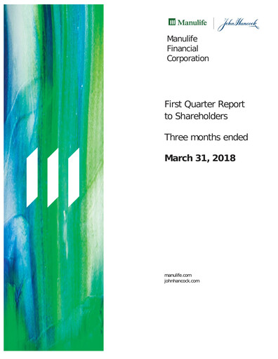 Vorschaubild Manulife Financial Quartalsbericht 2018-q1