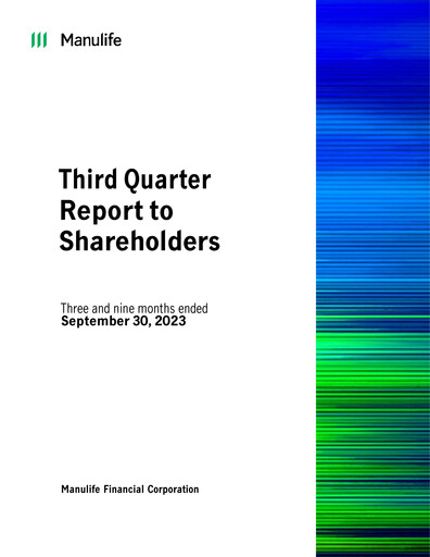 Vorschaubild Manulife Financial Quartalsbericht 2023-q3