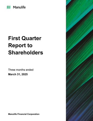 Thumbnail Manulife Financial Quarterly Report 2025-q1