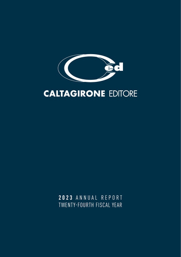 Thumbnail Caltagirone Editore Annual Report 2023