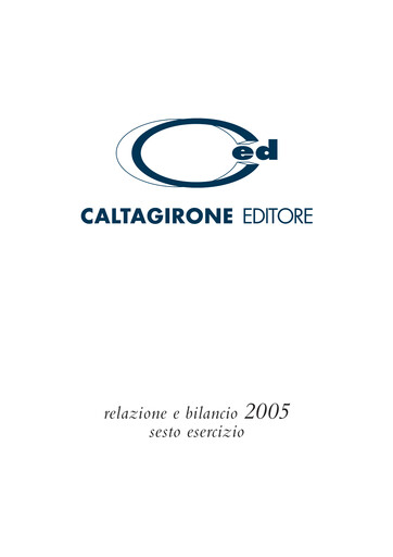 Thumbnail Caltagirone Editore Financial Report 2005