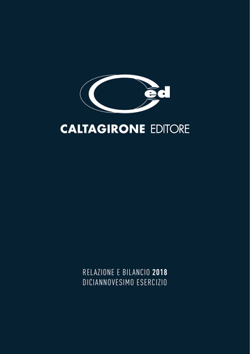 Thumbnail Caltagirone Editore Financial Statement 2018