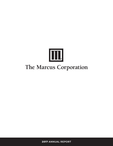 Thumbnail Marcus Corporation
 Annual Report 2017