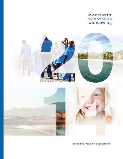 Vorschaubild Marriott Vacations Worldwide Jahresbericht 2014