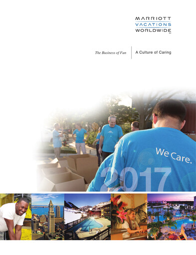 Vorschaubild Marriott Vacations Worldwide Jahresbericht 2017