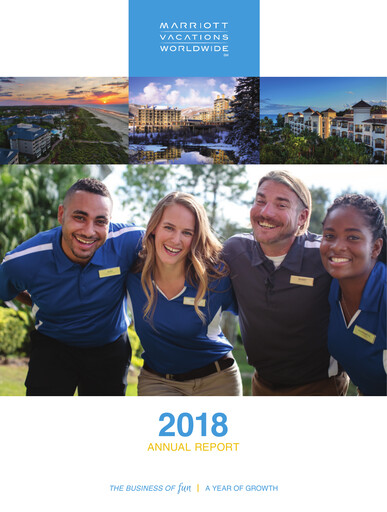 Vorschaubild Marriott Vacations Worldwide Jahresbericht 2018