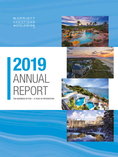 Vorschaubild Marriott Vacations Worldwide Jahresbericht 2019