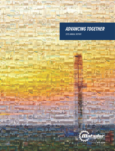 Thumbnail Matador Resources Annual Report 2015