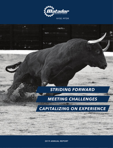 Thumbnail Matador Resources Annual Report 2019