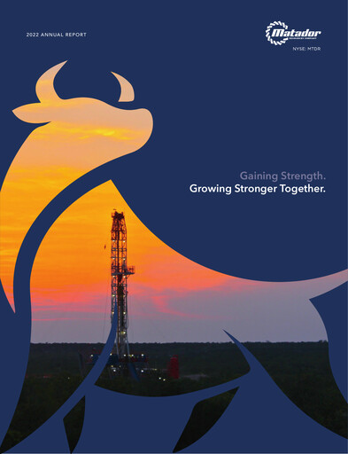 Thumbnail Matador Resources Annual Report 2022
