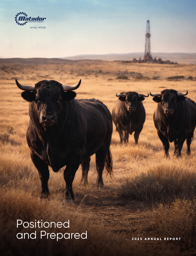 Thumbnail Matador Resources Annual Report 2025