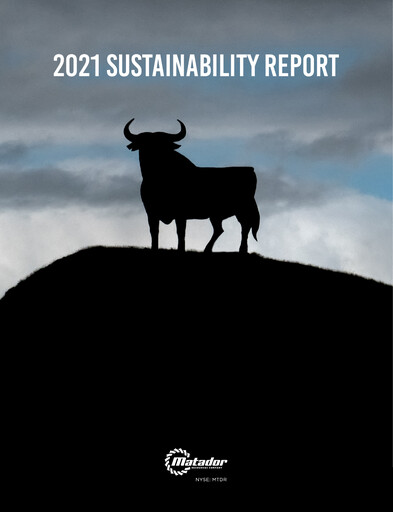 Thumbnail Matador Resources Sustainability Report 2021