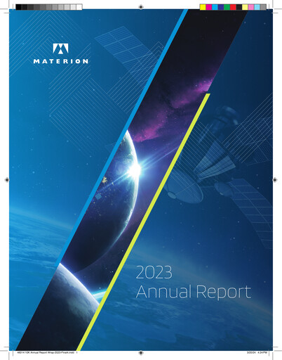 Vorschaubild Materion
 Jahresbericht 2023
