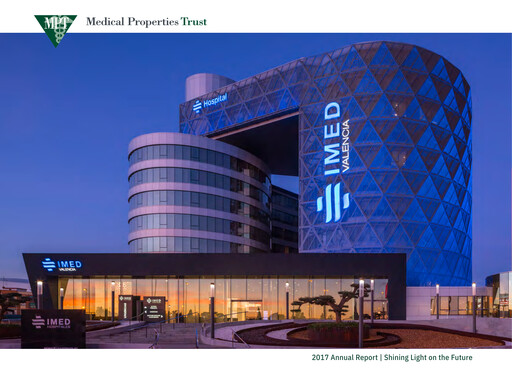 Thumbnail Medical Properties Trust
 Annual Report 2017