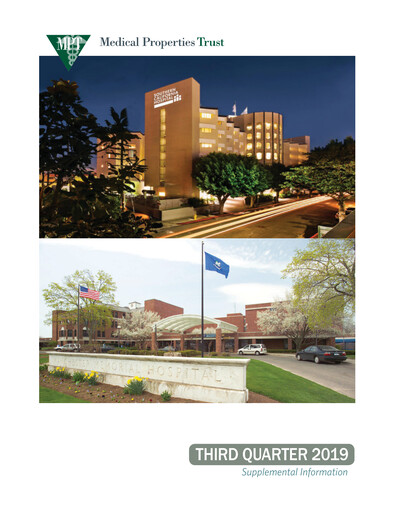 Thumbnail Medical Properties Trust
 Quarterly Report 2019-q3
