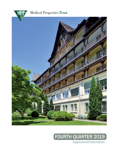 Thumbnail Medical Properties Trust
 Quarterly Report 2019-q4