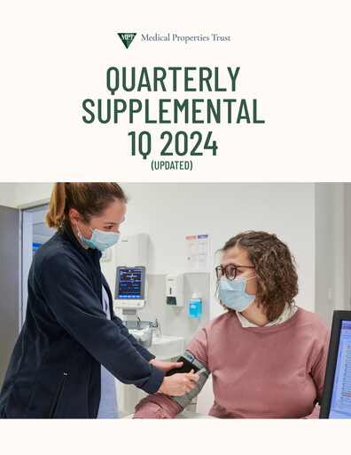 Thumbnail Medical Properties Trust
 Quarterly Report 2024-q1