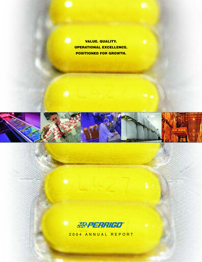 Thumbnail Perrigo Annual Report 2004
