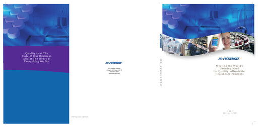 Thumbnail Perrigo Annual Report 2007