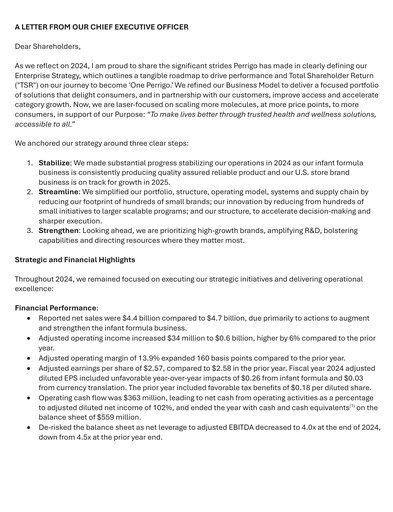 Thumbnail Perrigo Annual Report 2024