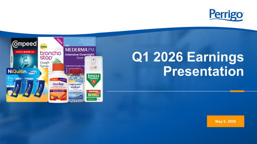 Thumbnail Perrigo Quarterly Report 2026-q1