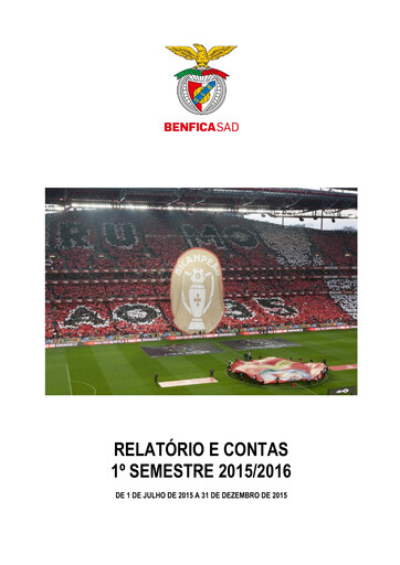 Thumbnail Sport Lisboa e Benfica Half-year Report 2015-h1