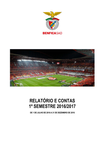 Thumbnail Sport Lisboa e Benfica Half-year Report 2016-h1