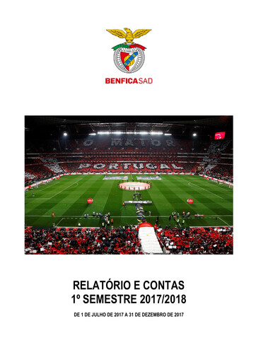 Thumbnail Sport Lisboa e Benfica Half-year Report 2017-h1