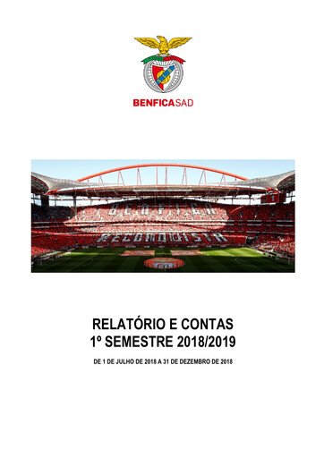 Thumbnail Sport Lisboa e Benfica Half-year Report 2018-h1