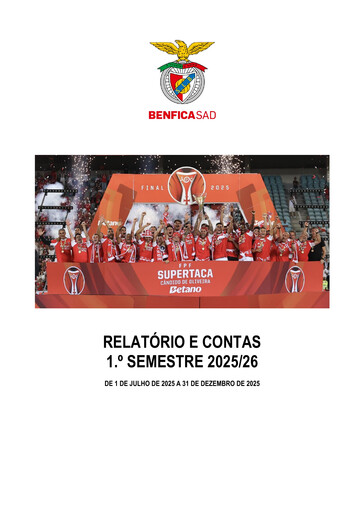 Thumbnail Sport Lisboa e Benfica Half-year Report 2025-h1