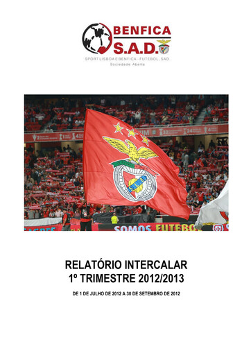 Thumbnail Sport Lisboa e Benfica Quarterly Report 2012-q1