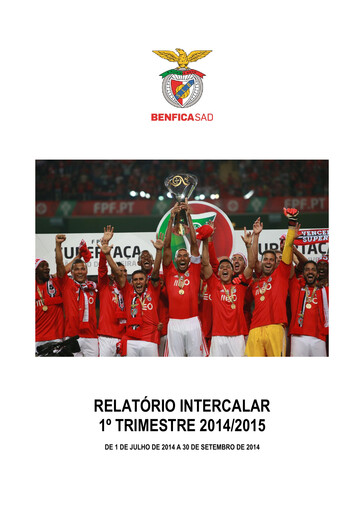 Thumbnail Sport Lisboa e Benfica Quarterly Report 2014-q1