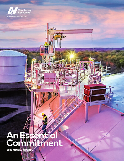 Thumbnail New Jersey Resources Annual Report 2020