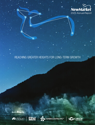 Thumbnail NewMarket Corp Annual Report 2025