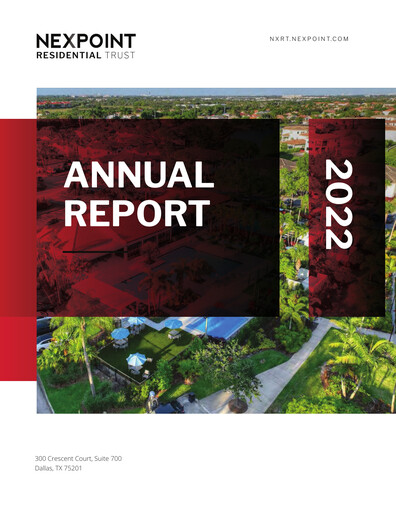 Thumbnail NexPoint Residential Trust Annual Report 2022