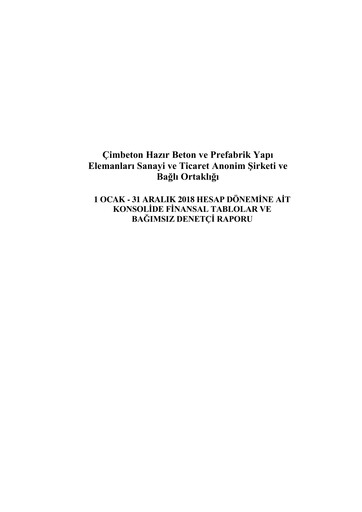 Thumbnail Cimbeton Financial Statement 2018