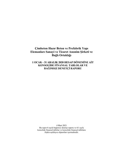 Thumbnail Cimbeton Financial Statement 2020