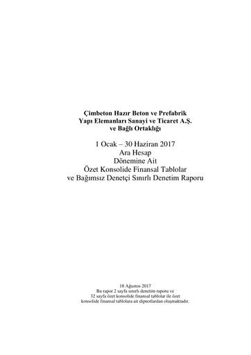 Thumbnail Cimbeton Half-year Report 2017-h1