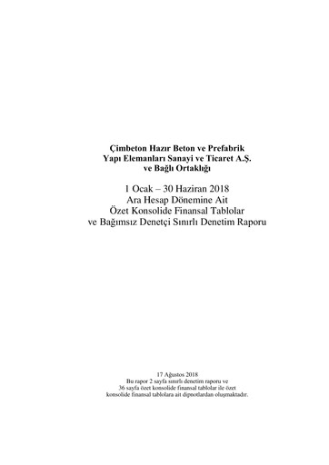 Thumbnail Cimbeton Half-year Report 2018-h1