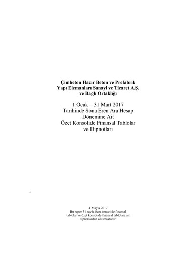 Thumbnail Cimbeton Quarterly Report 2017-q1