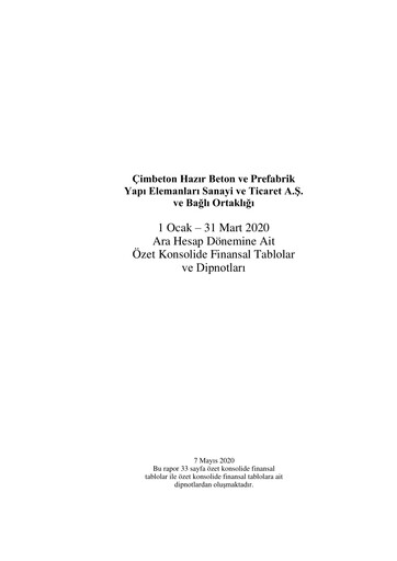 Thumbnail Cimbeton Quarterly Report 2020-q1