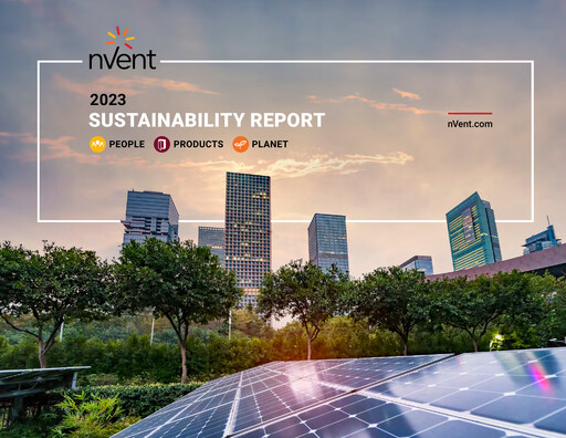 Thumbnail nVent Electric Sustainability Report 2023
