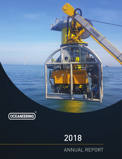 Thumbnail Oceaneering International
 Annual Report 2018
