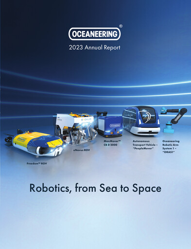 Thumbnail Oceaneering International
 Annual Report 2023