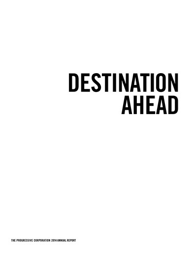 Thumbnail Progressive Annual Report 2014