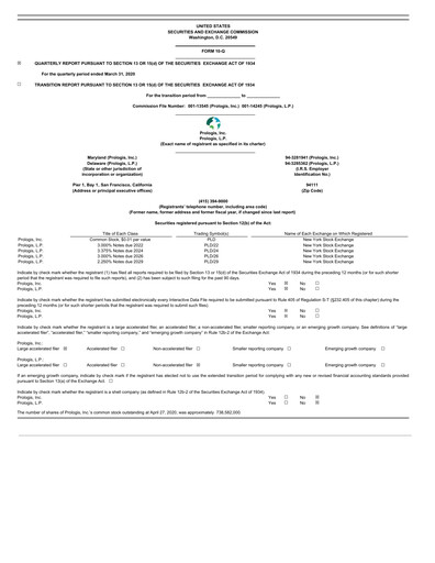 Thumbnail Prologis Quarterly Report 2020-q1