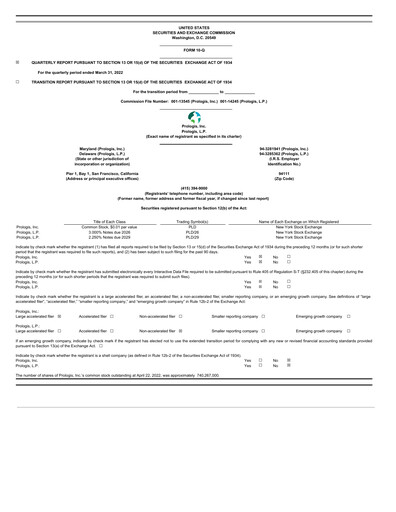Thumbnail Prologis Quarterly Report 2022-q1