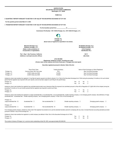 Thumbnail Prologis Quarterly Report 2023-q1